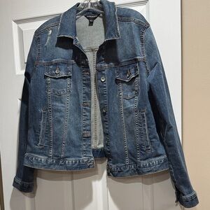 Blue Denim Jacket by Rock & Republic, size XL